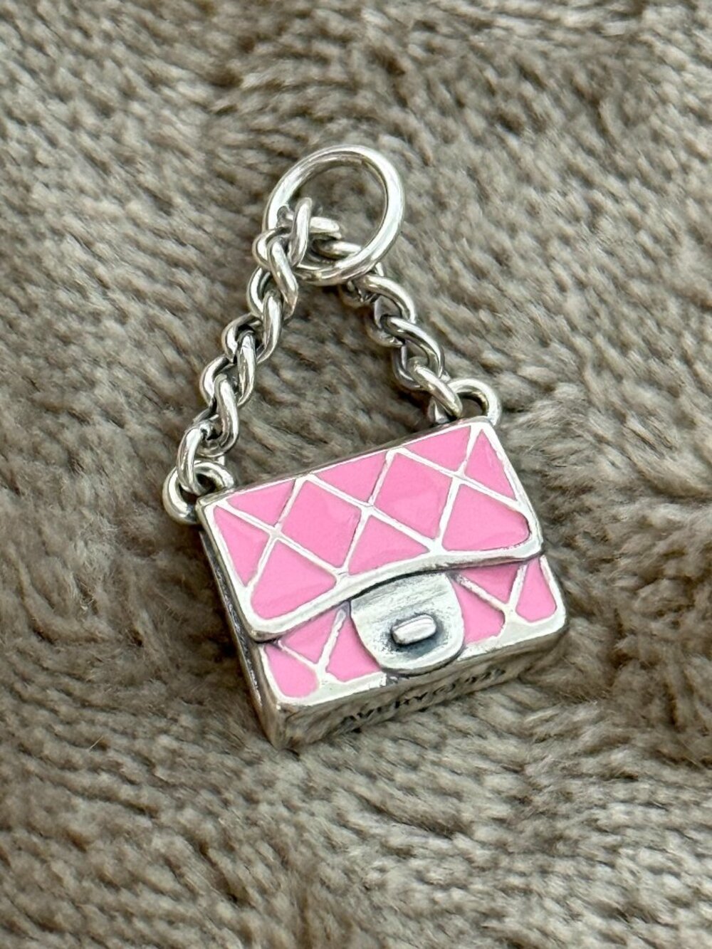 Enamel Fashion Purse Charm